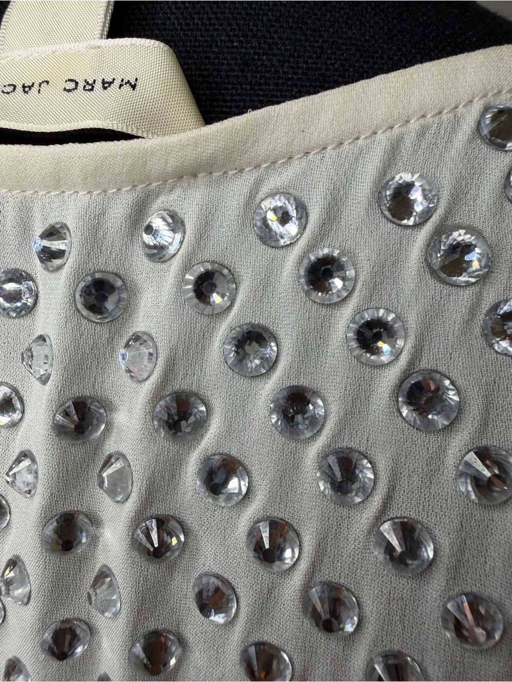 Marc Jacobs white Sleeveless Embellished Tank size M, good condition - Picture 4 of 5
